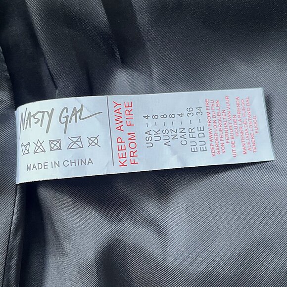 Nasty Gal X Jaydee Blanca Faux Leather Moto Jacket – NEW - Picture 11 of 14